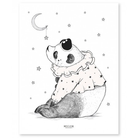 Affiche 30x40cm Panda