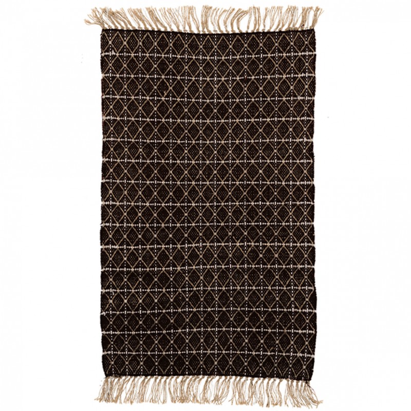 Tapis jute/coton Tribal...