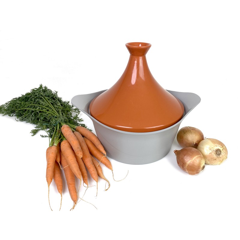 Couvercle tajine 24 cm céramique + mini Livre de recettes – Cookut