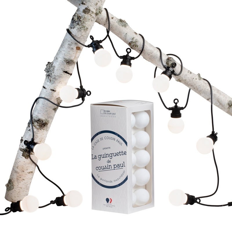 Guinguette - Coffret guirlande extérieur LED - 3 M