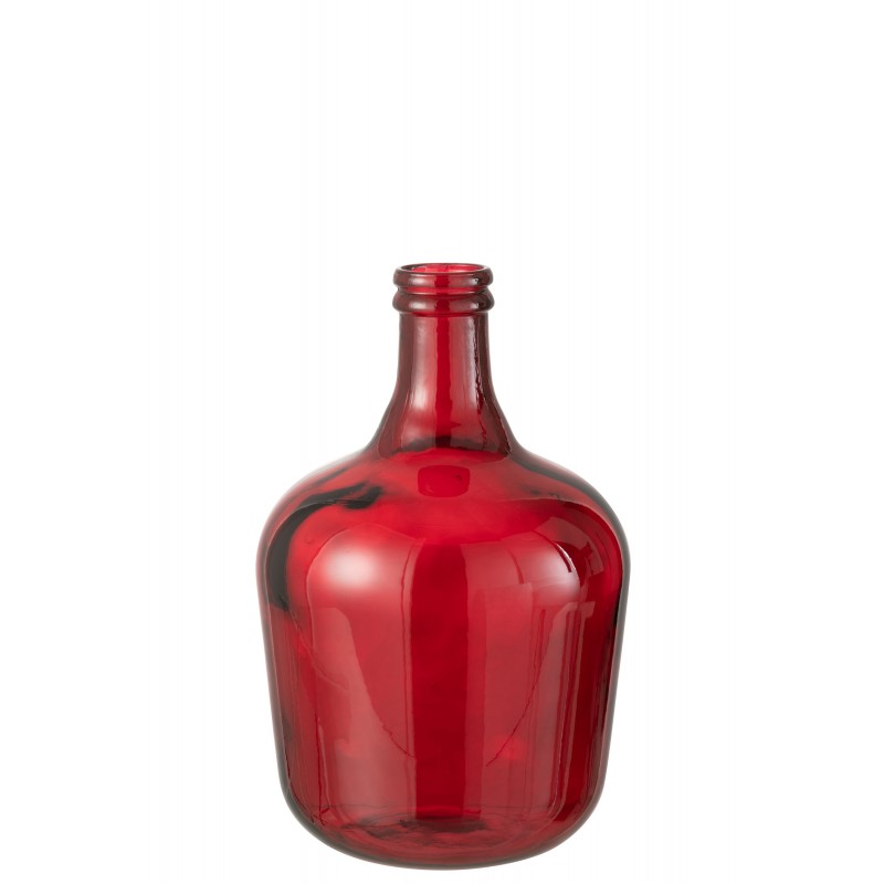 Vase Carafe Verre Rouge...