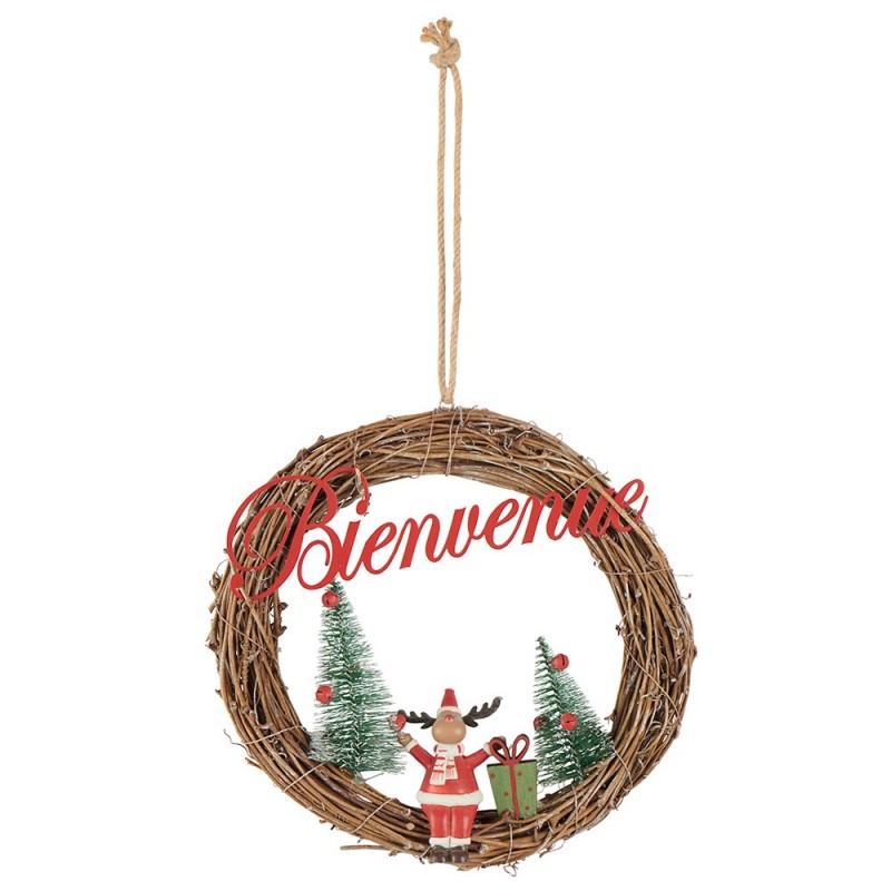 Couronne de Noël « Bienvenue »