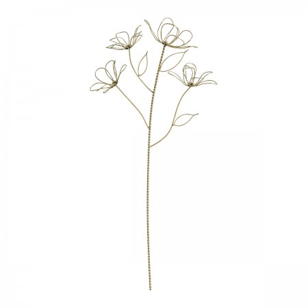 Branche florale métal...