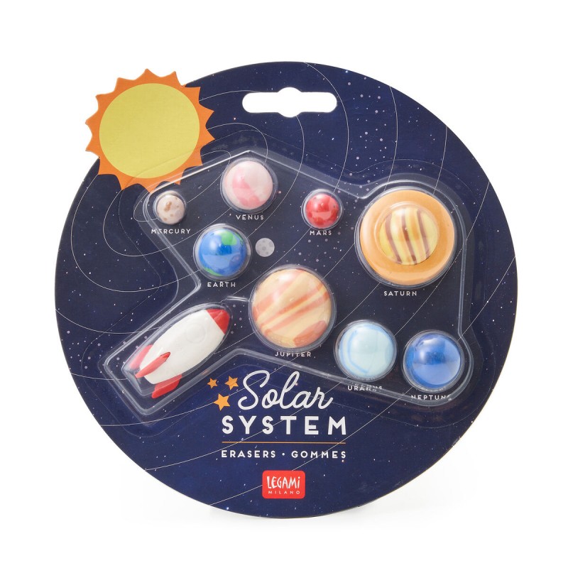 Set de 9 Gommes - Solar System