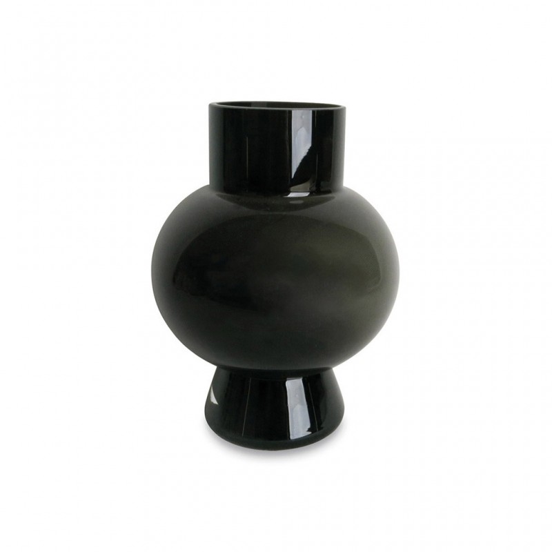 Vase Rond noir D15 H18cm