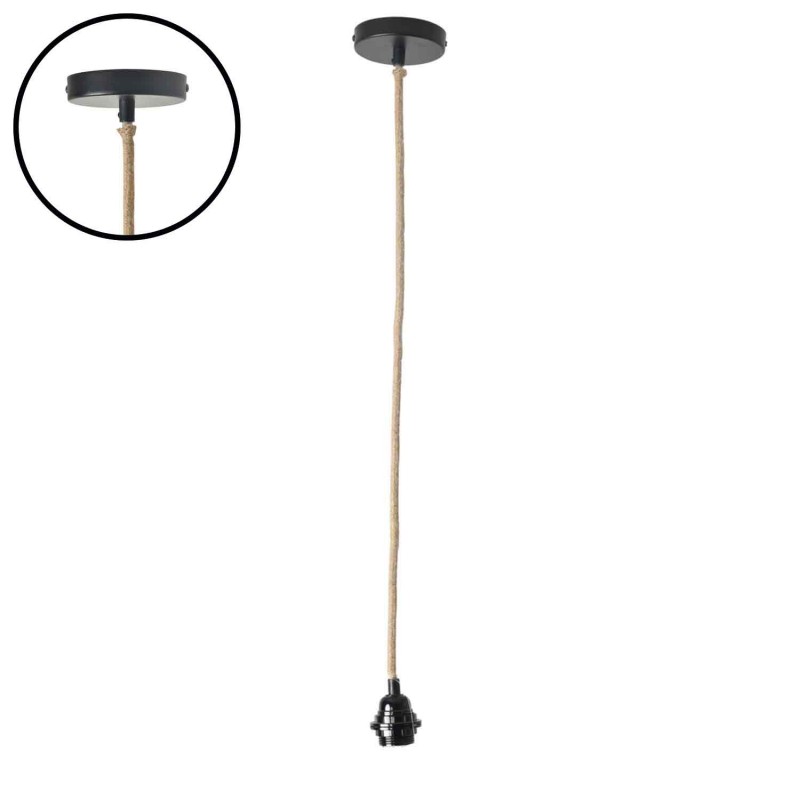 Suspension Douille noire ou...