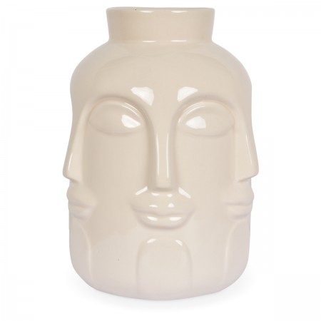 Vase ceramic Monsieur blanc...