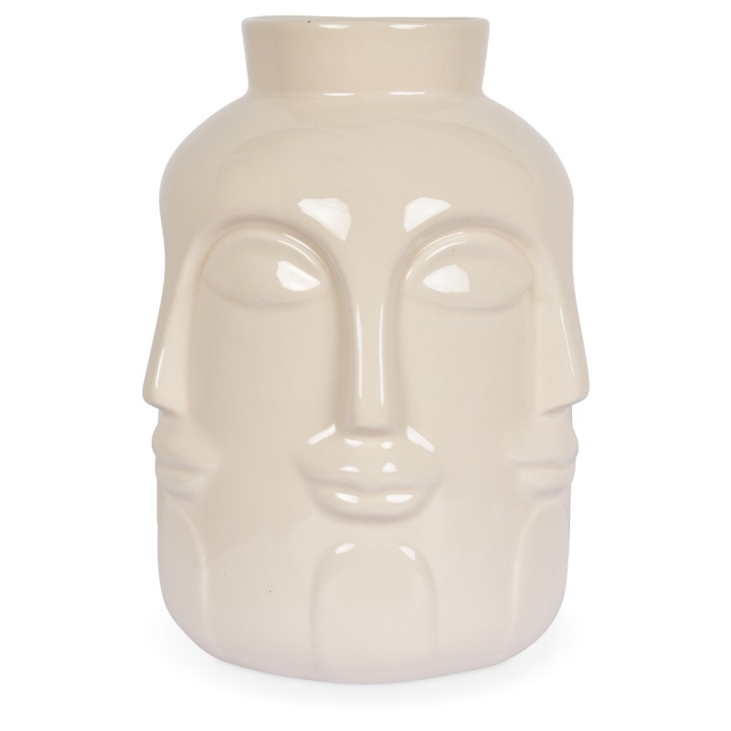 Vase ceramic Monsieur blanc...