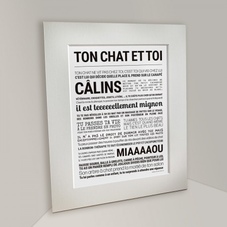 Affiche 24x30 cm - Tout est...