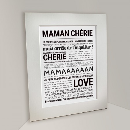 Affiche encadrée 24x30 cm -...