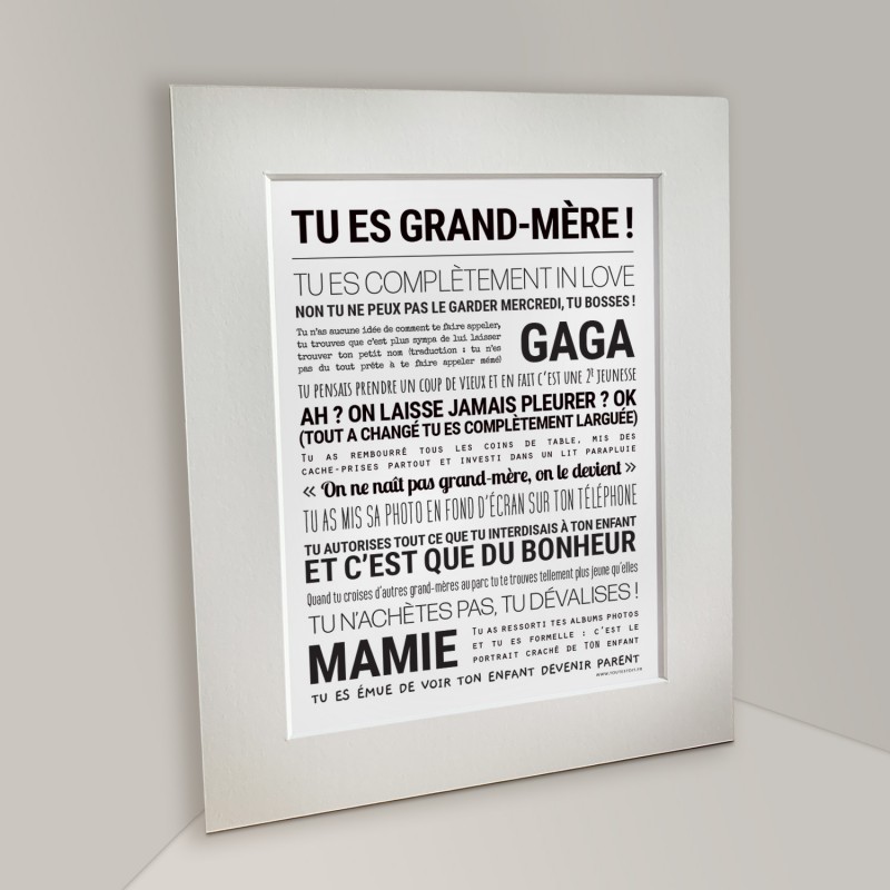 Affiche 24x30 cm - Tout est...