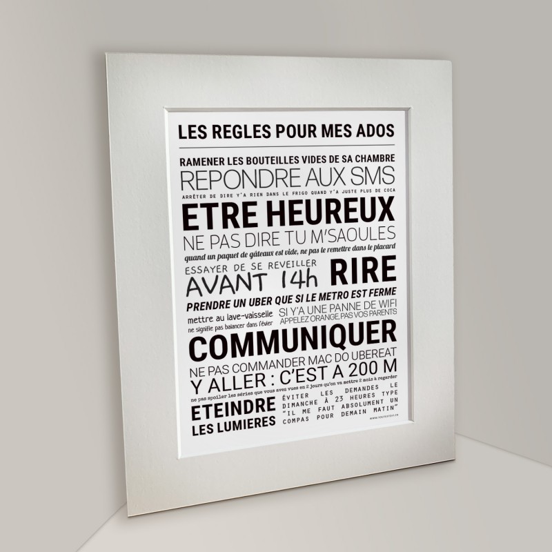 Affiche 24x30 cm - Tout est...