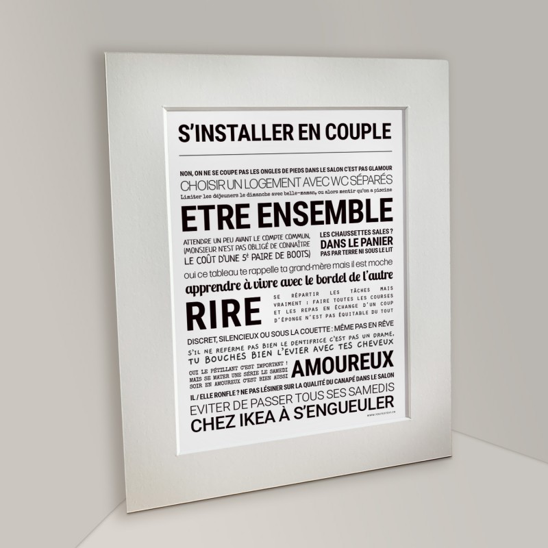 Affiche 24x30 cm - Tout est...