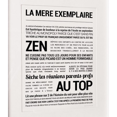 Affiche 24x30 cm - Tout est...