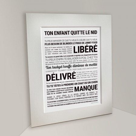 Affiche 24x30 cm - Tout est...