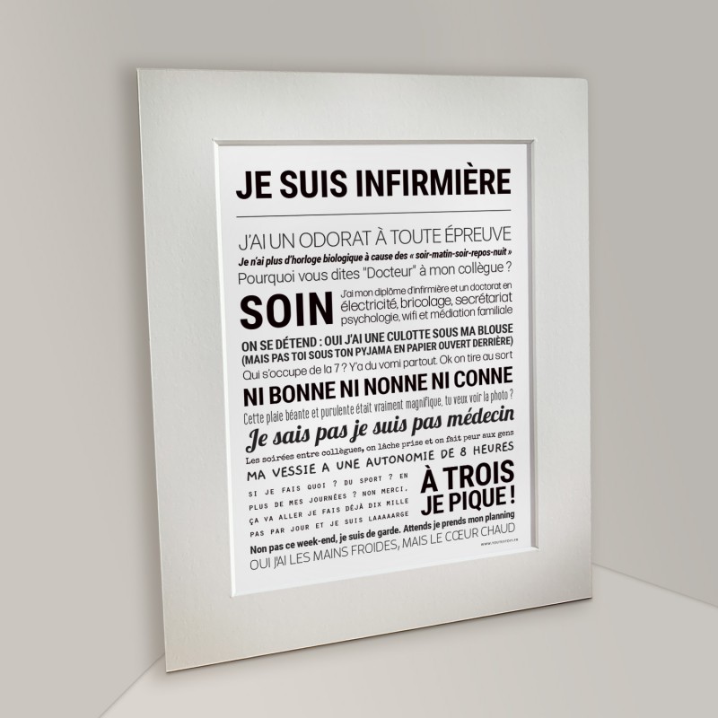 Affiche 24x30 cm - Tout est...