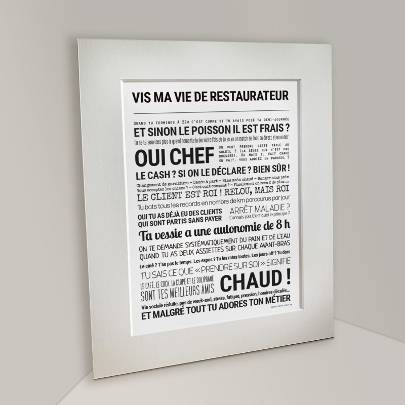 Affiche 24x30 cm - Tout est...