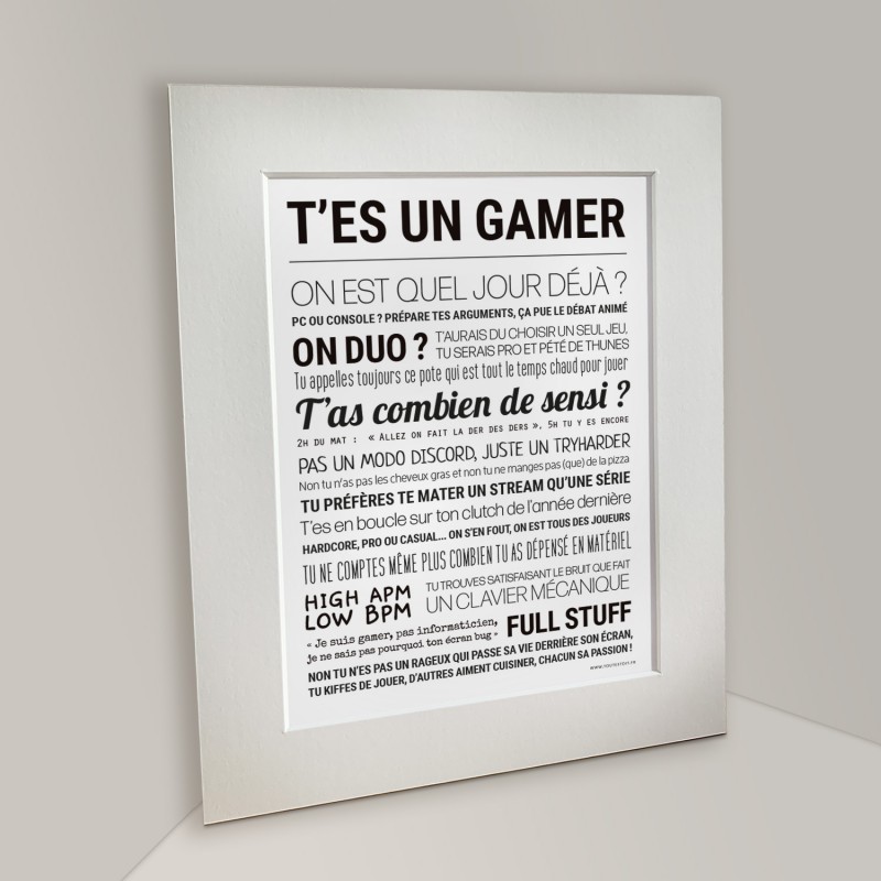 Affiche 24x30 cm - Tout est...