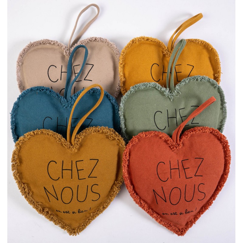 Coeur 20 x 20 cm en coton...