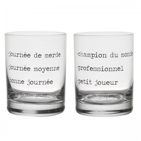 Coffret de 2 verres à whisky