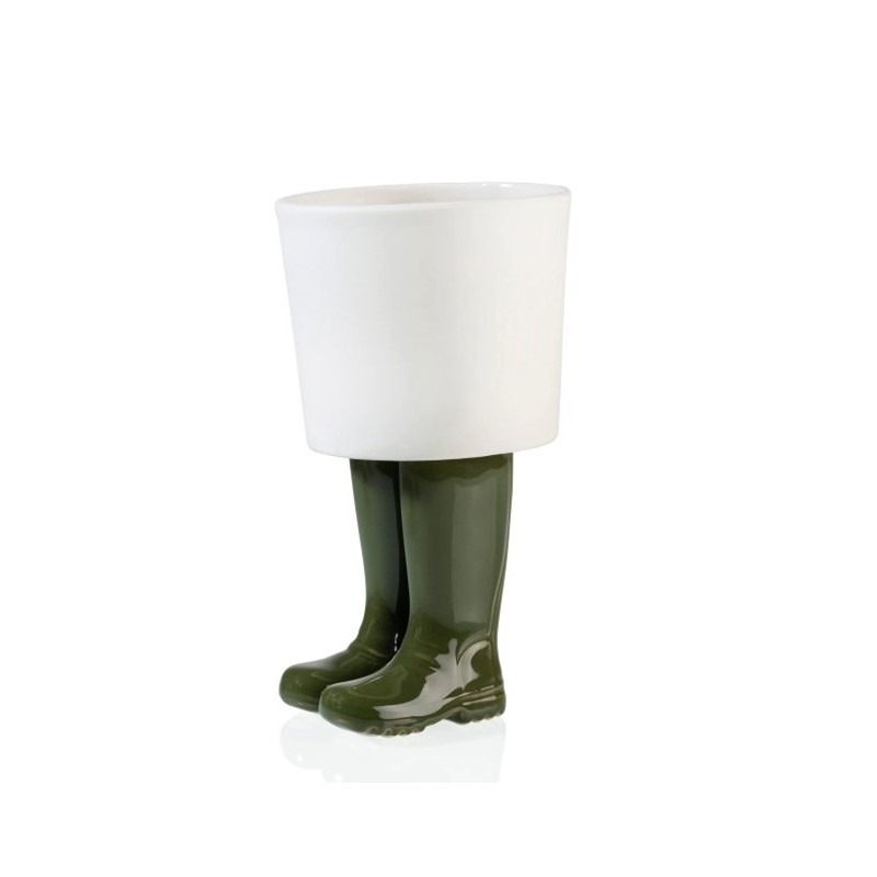 Cache-pot Bottes Vert PM