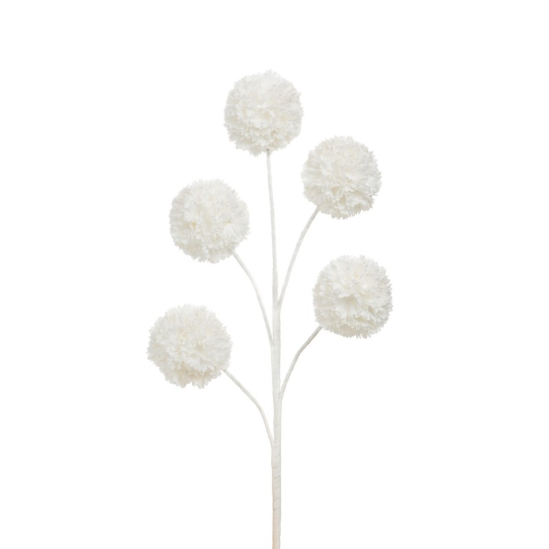 Tige fleur SYLVIA blanc
