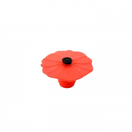 Bouchon en silicone Coquelicot