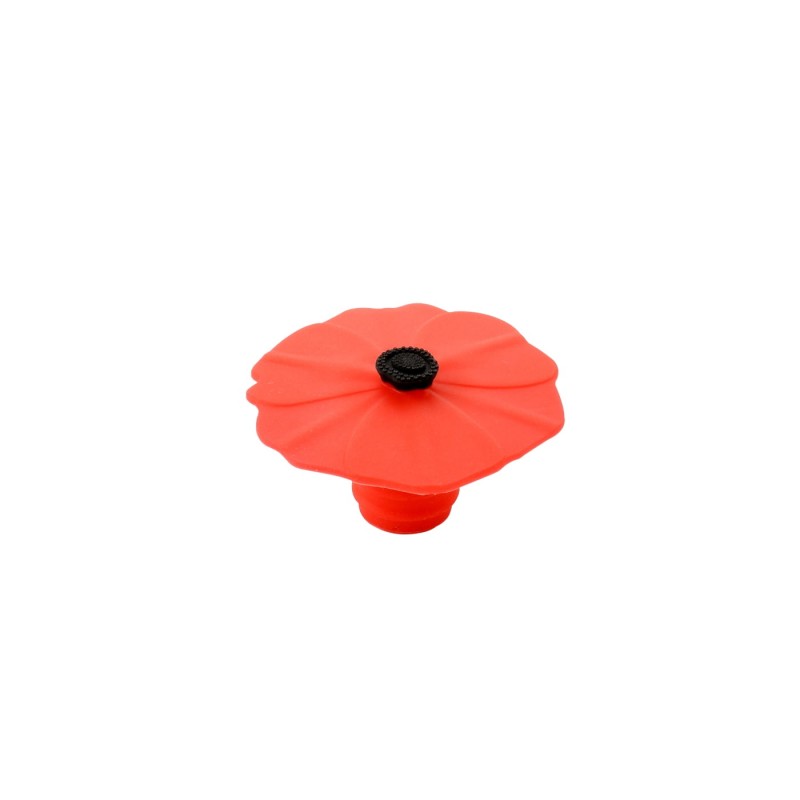 Bouchon en silicone Coquelicot