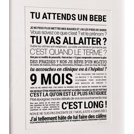 Affiche 24x30 cm - Tout est...