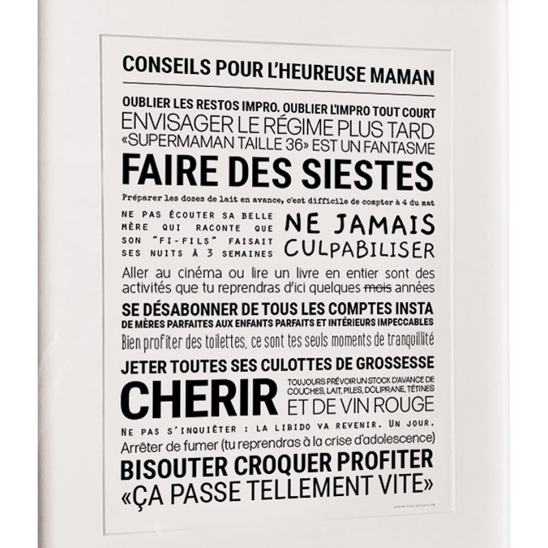 Affiche 24x30 cm - Tout est...