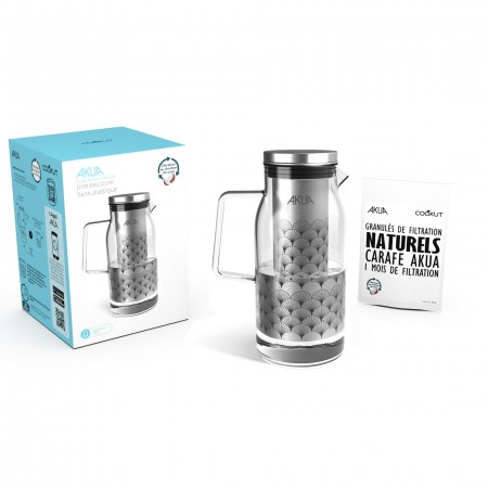 AKUA2 Carafe en verre et...