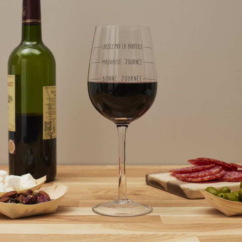 Verre à vin - Humeur du jour