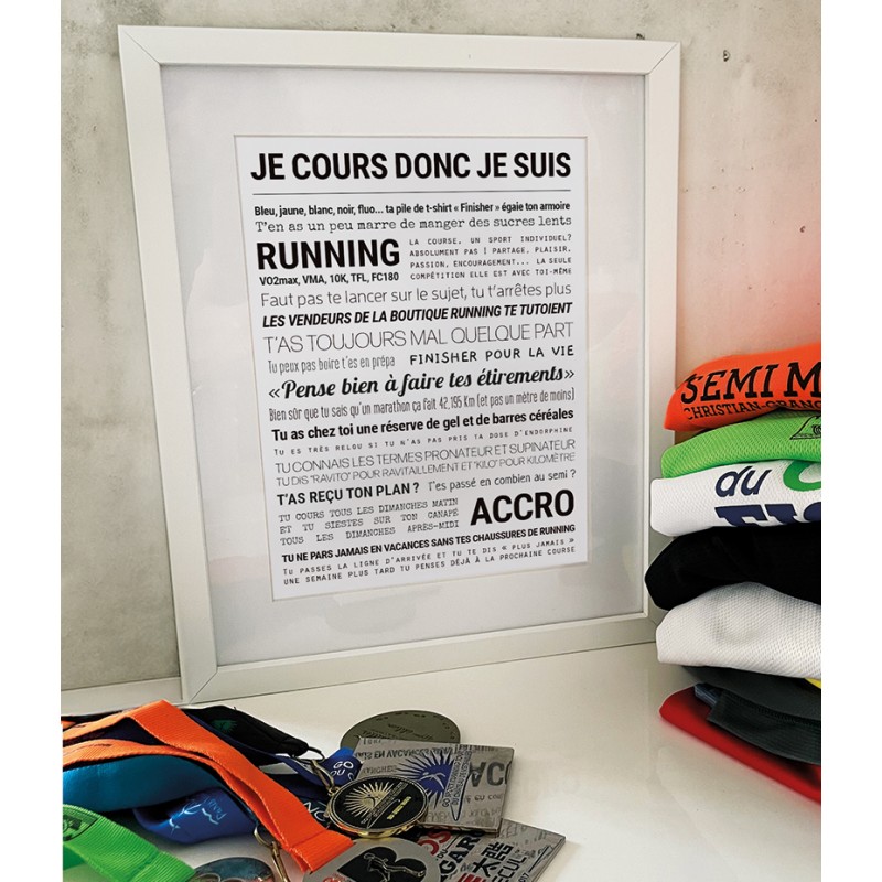 Affiche encadrée 24x30 cm -...