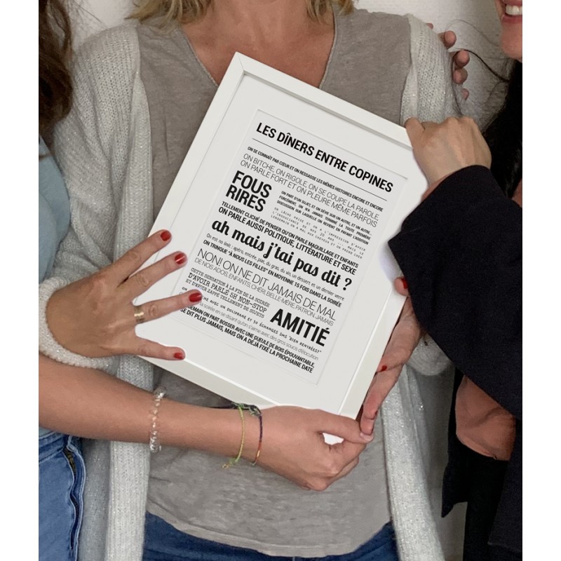 Affiche encadrée 24x30 cm -...