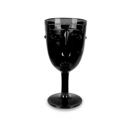 Verre à pied Visage D8 H16,5cm