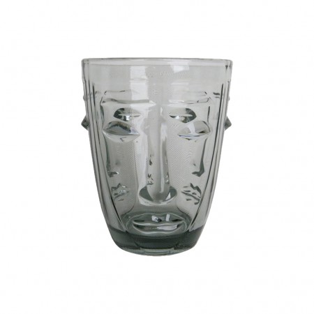 Verre gobelet Visage D8 H10cm