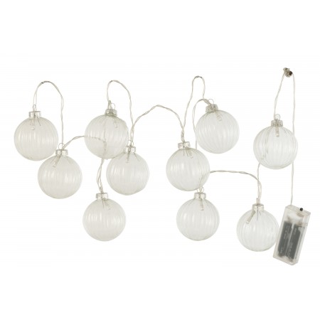 Guirlande 10 Boules+Led...