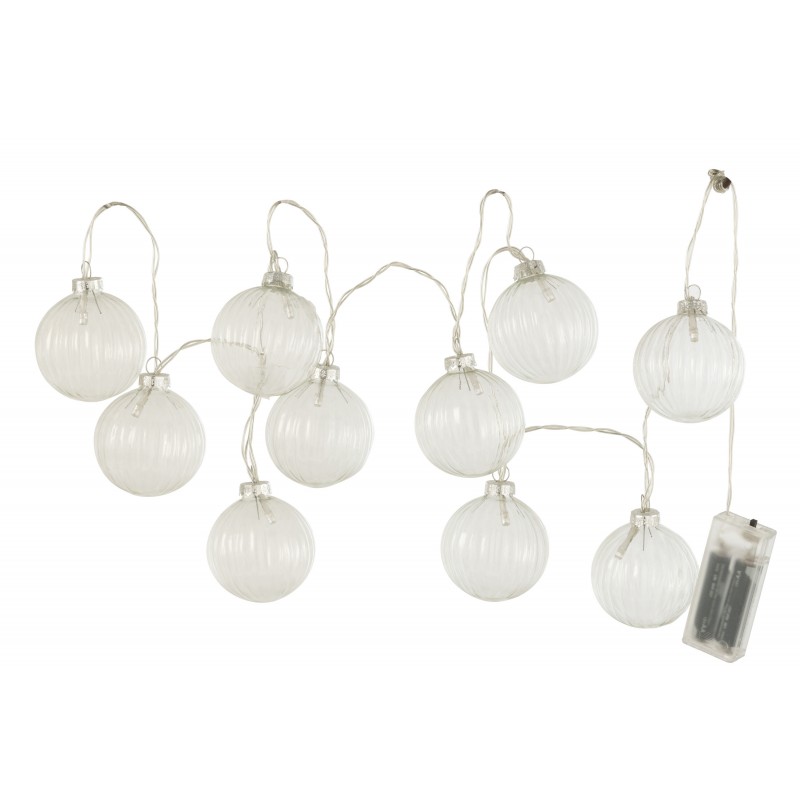 Guirlande 10 Boules+Led...
