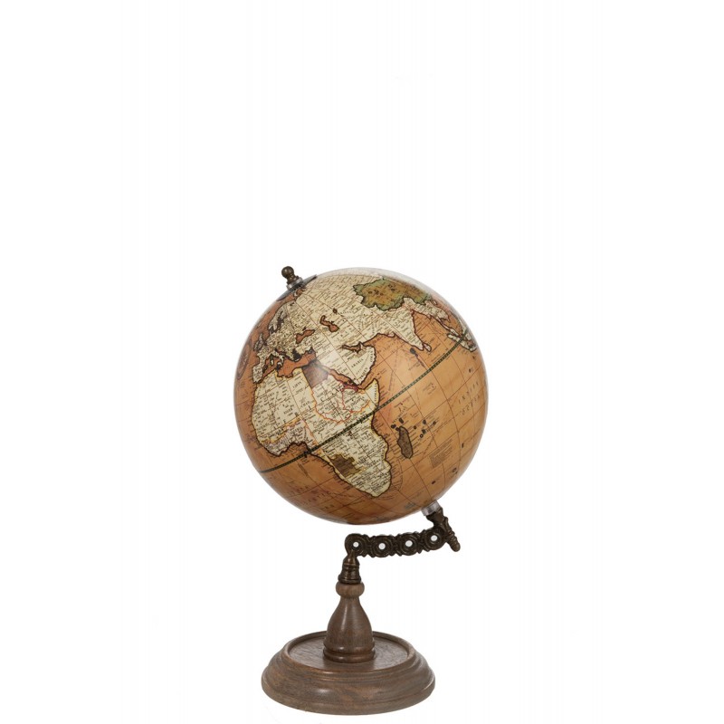 Globe Sur Pied Bois...