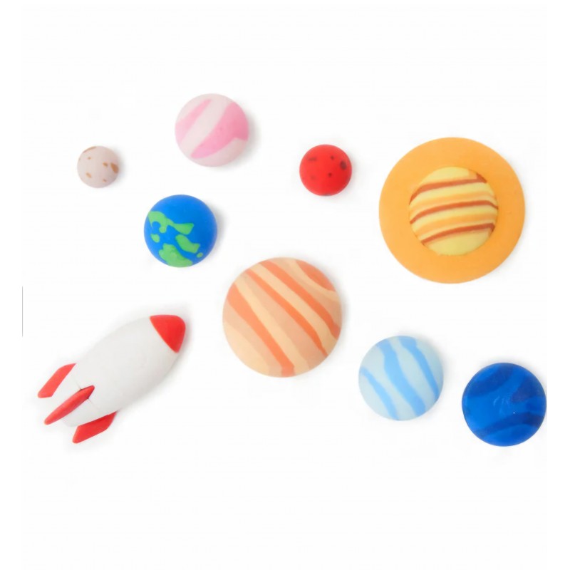 Set de 9 Gommes - Solar System