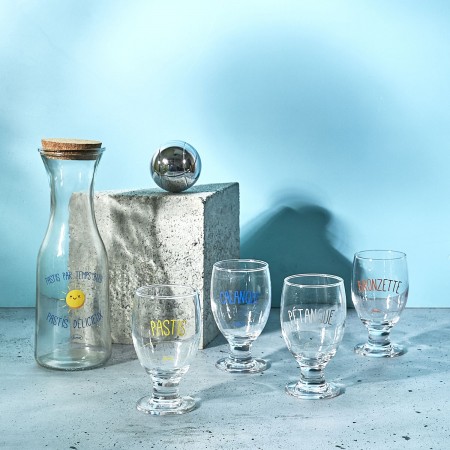 Coffret de 4 verres à pastis
