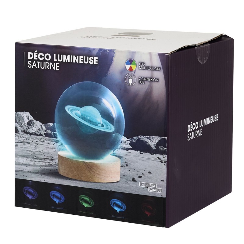 Décoration lumineuse Saturne