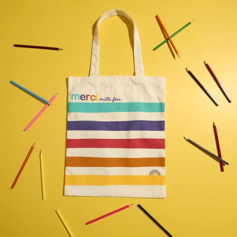 Tote bag Merci 1000 fois