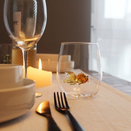 Verre fait à la main