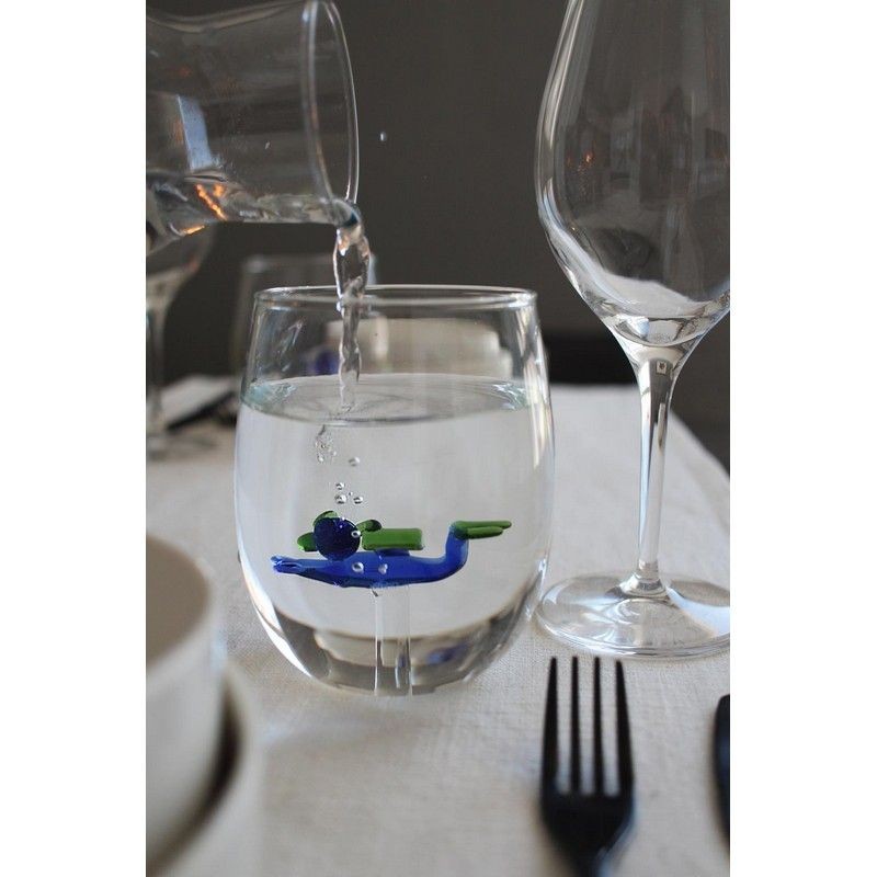 Verre fait à la main