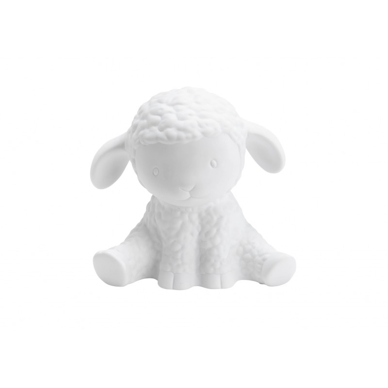 Lampe mouton porcelaine