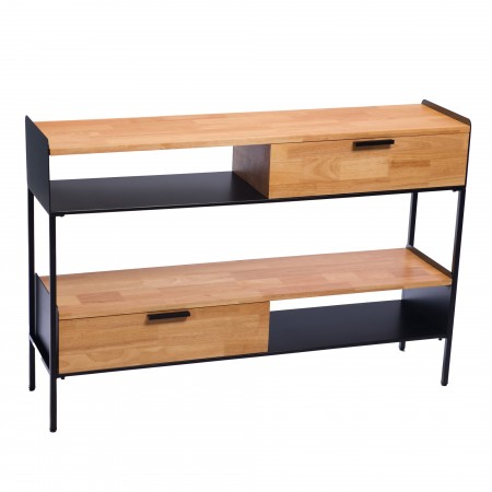 Console double niveau bois...