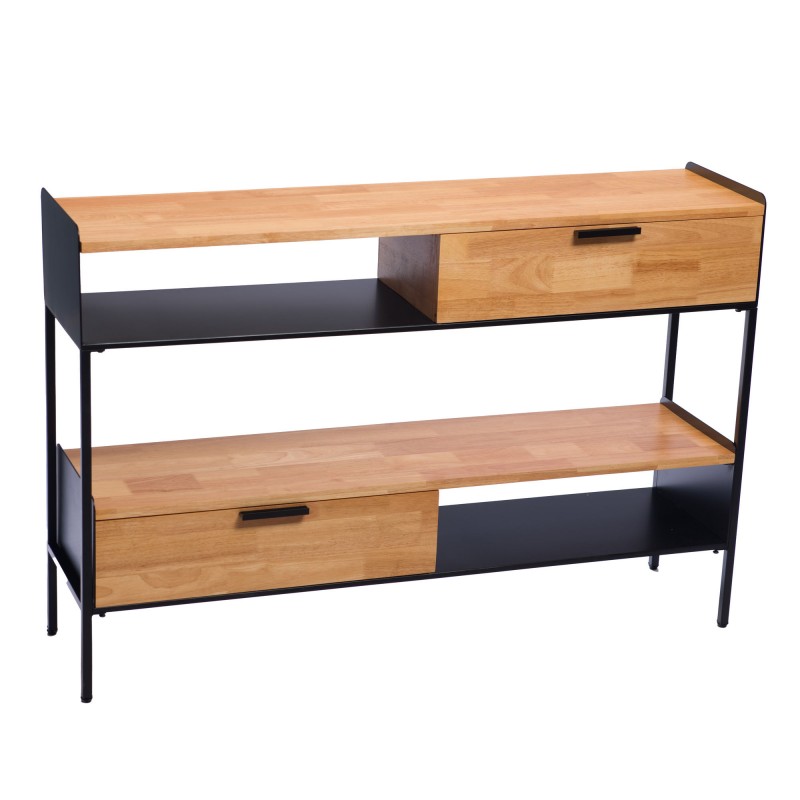 Console double niveau bois...