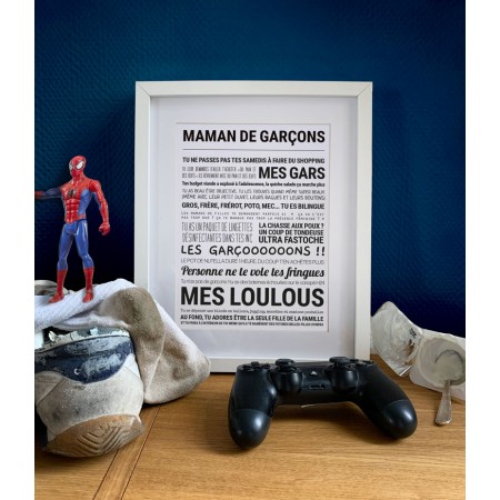Affiche encadrée 24x30 cm -...