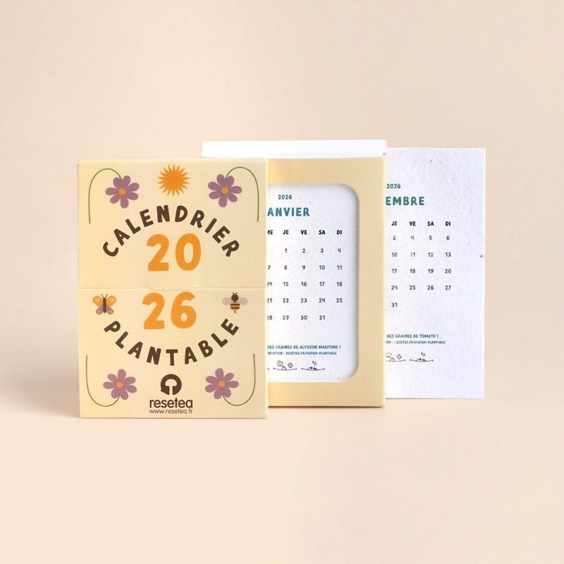 Calendrier plantable 2026 -...